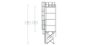 Monolithic Silos Technical Drawing