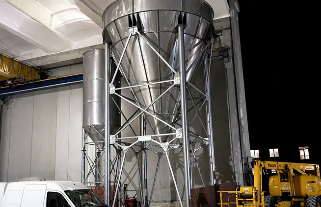 Construcción de decantador estático