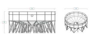 Decantador Dinámico Dibujo Técnico
