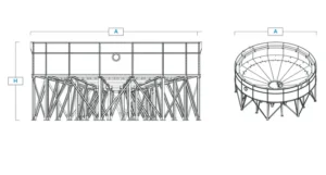Dynamic Decanter Technical Drawing