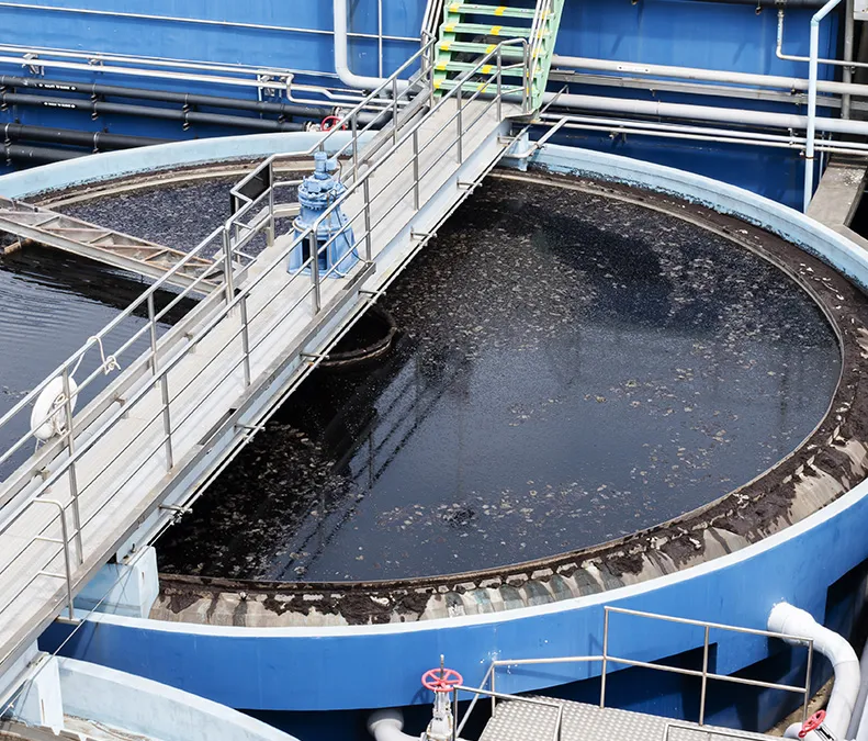 Dynamischer Eindicker in Betrieb
