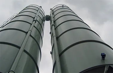silos con doble tubo de carga