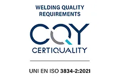 ISO 3834-2-2021 certification