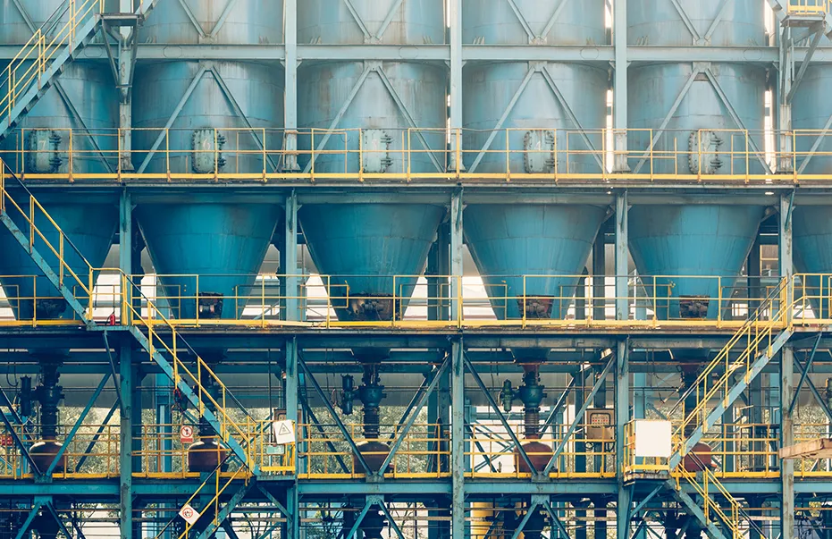 Silos de almacenamiento para empresa metalúrgica