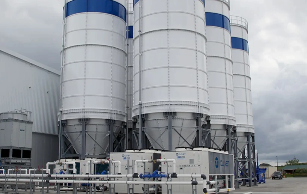 Stoccaggio per pellet plastici