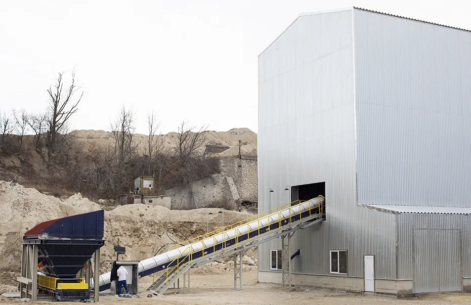 Trémie pour Usine de Recyclage