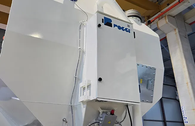 horizontal silo dust filte